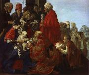 REMBRANDT Harmenszoon van Rijn The Adoration of the Magi oil painting